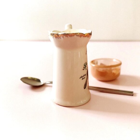 Arkansas State Coffee Creamer - Mocking Bird & Apple Blossom. - Picture 2 of 5